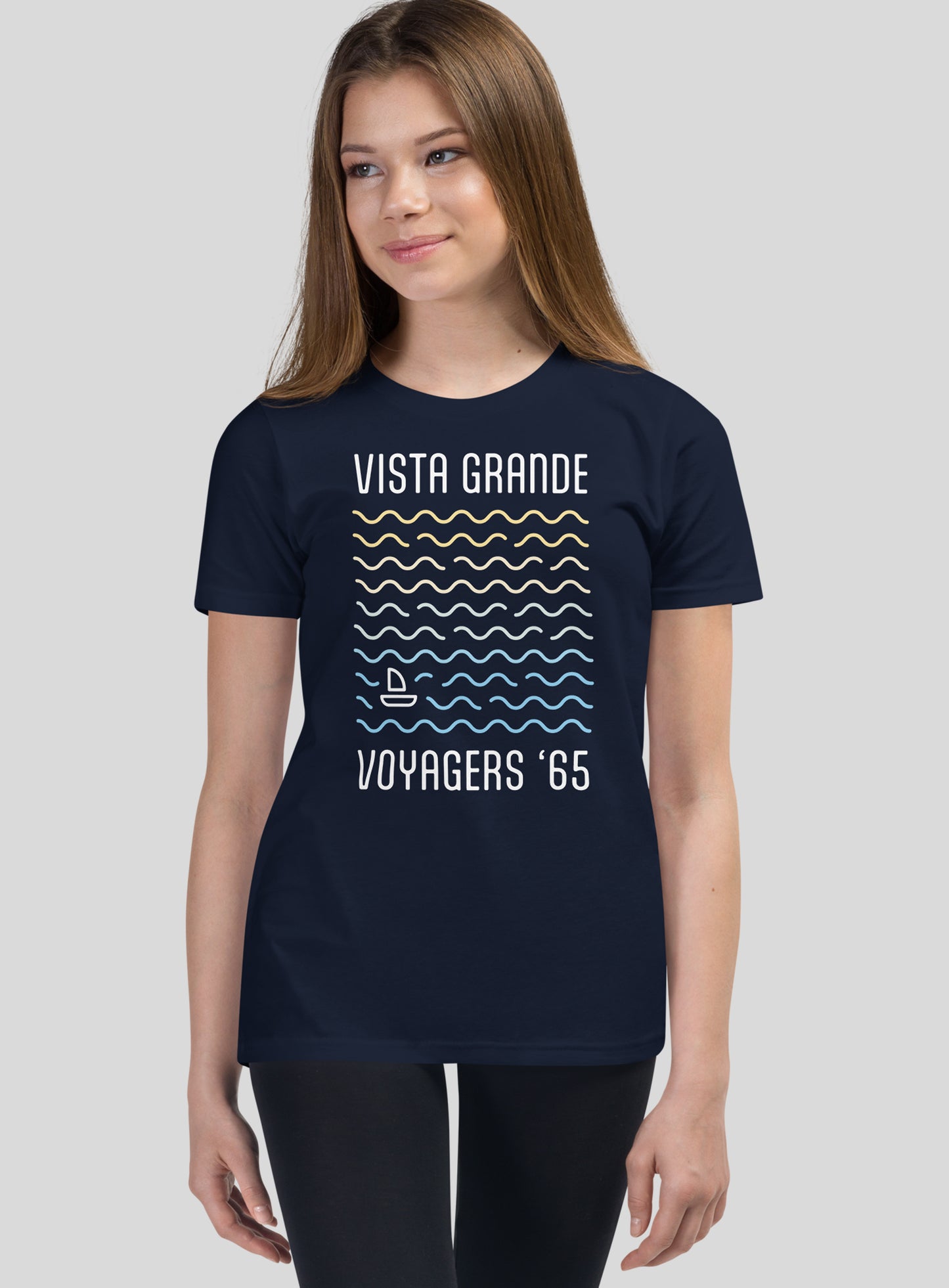 Youth: VG Voyagers Tee - Navy