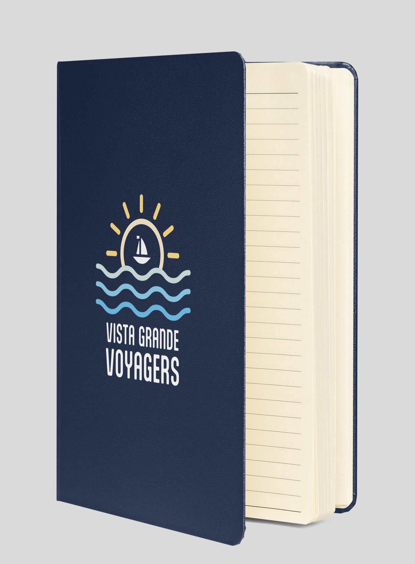 VG Hardcover Bound Notebook - 80 Lined Pages