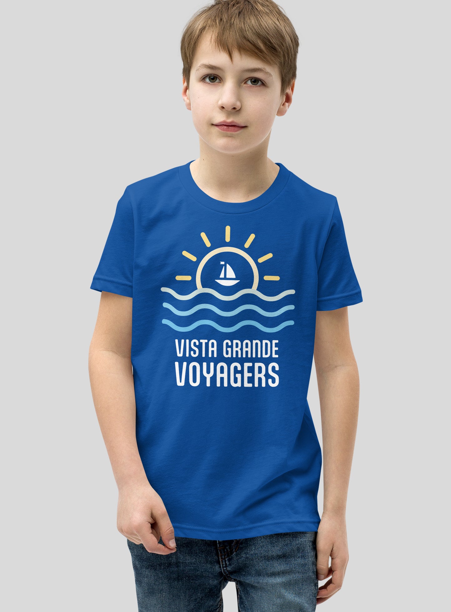 Youth: VG Voyagers Sun Tee - True Royal