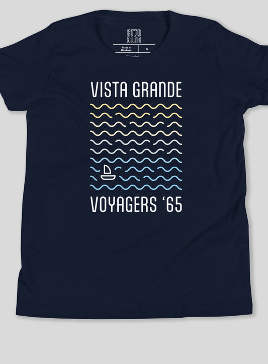 Youth: VG Voyagers Tee - Navy